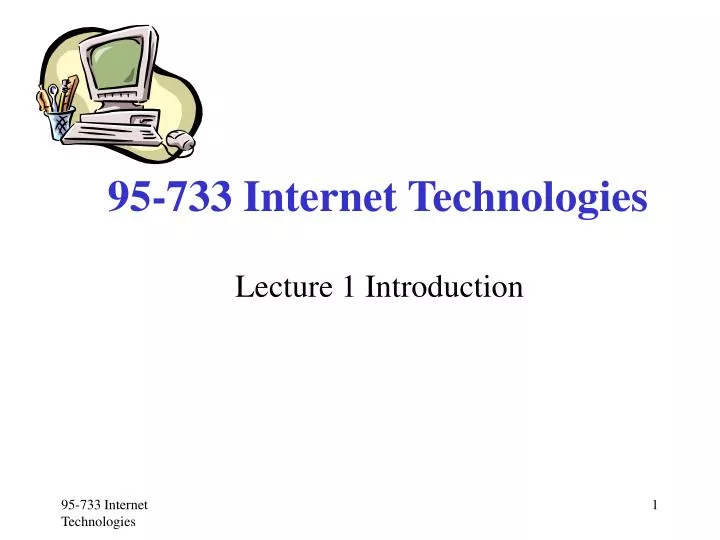 95 733 internet technologies