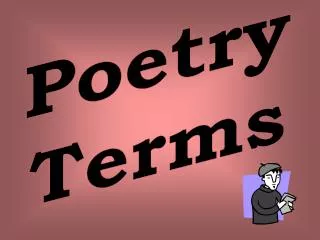 Poetry Terms