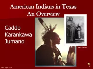 American Indians in Texas An Overview