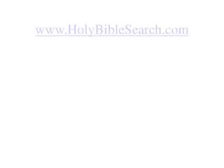 www holybiblesearch com