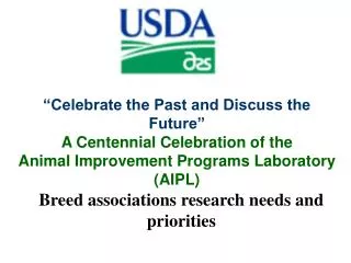 Breed associations research needs and priorities