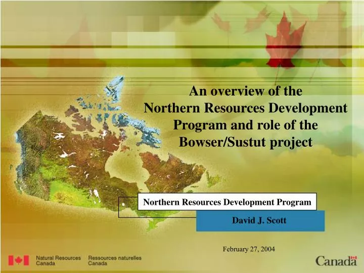 northern resources development program