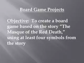 Board Game Projects