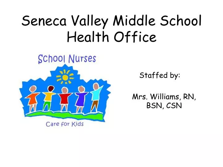 seneca valley middle school health office