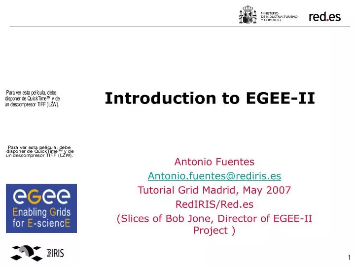 introduction to egee ii