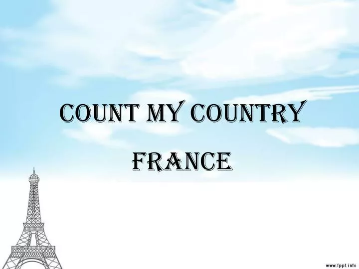 count my country