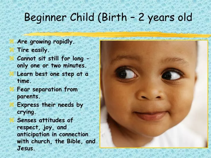 beginner child birth 2 years old
