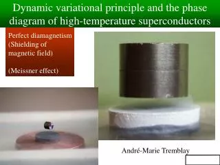 c = -1 Perfect diamagnetism (Shielding of magnetic field) (Meissner effect)
