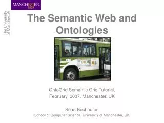 The Semantic Web and Ontologies