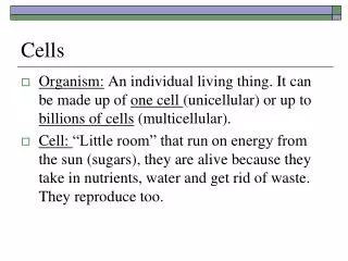 cells