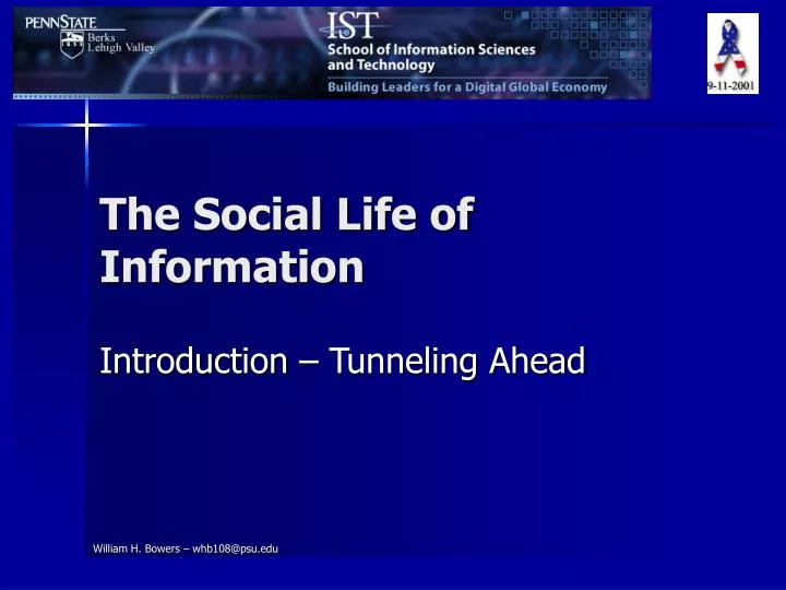 the social life of information