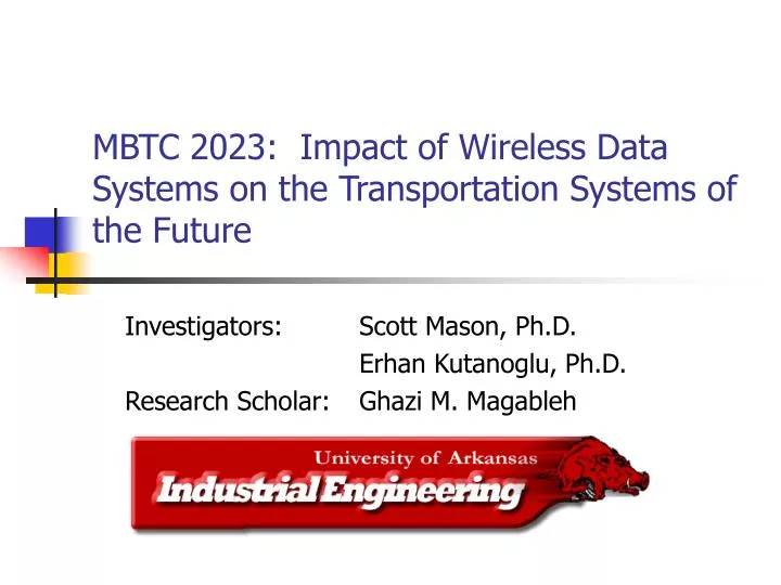 mbtc 2023 impact of wireless data systems on the transportation systems of the future