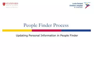 People Finder Process