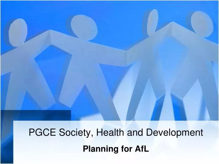pgce society health and development