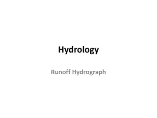 Hydrology