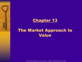 Chapter 13 The Market Approach to Value