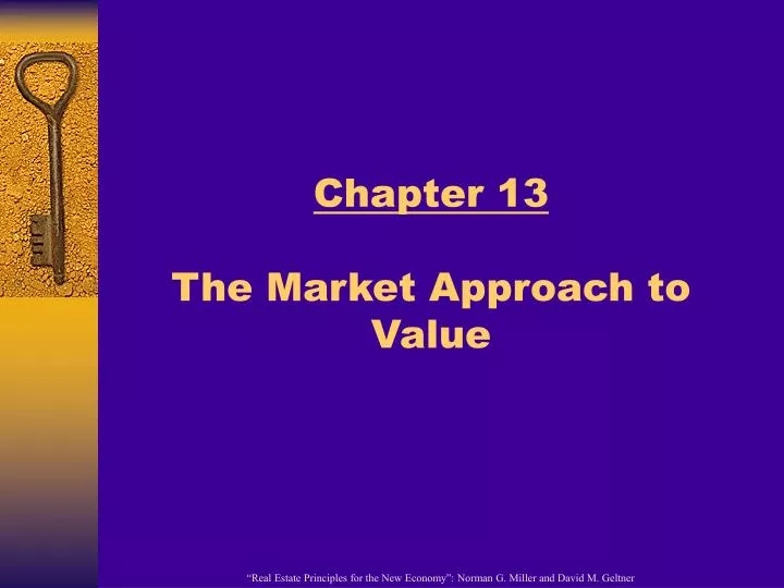 chapter 13 the market approach to value