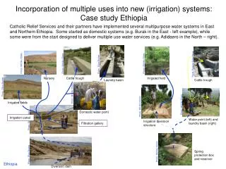 Incorporation of multiple uses into new (irrigation) systems: Case study Ethiopia