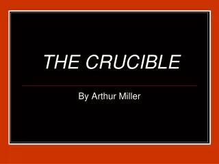 the crucible