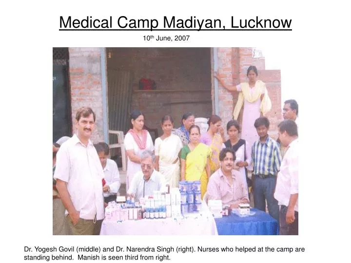medical camp madiyan lucknow