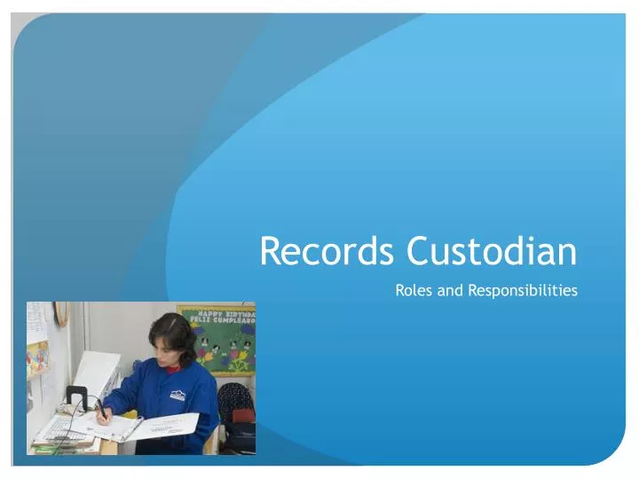 records custodian