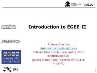 introduction to egee ii