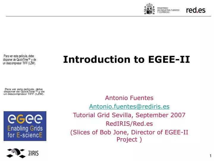 introduction to egee ii