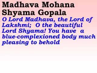Dwapara Yugamey Krishna Gopala O Krishna, You are the Lord of Dwapara Yuga