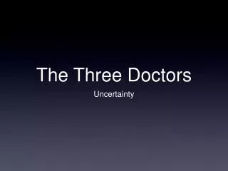 The Three Doctors