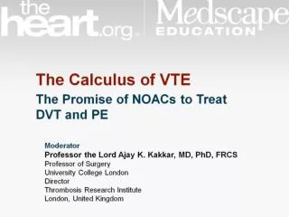 Management of VTE