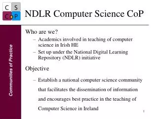 NDLR Computer Science CoP