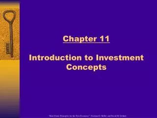 Chapter 11 Introduction to Investment Concepts