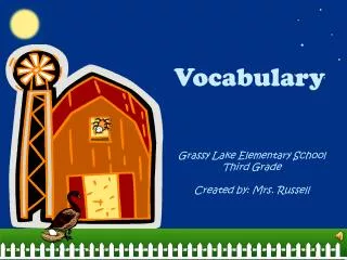 Vocabulary