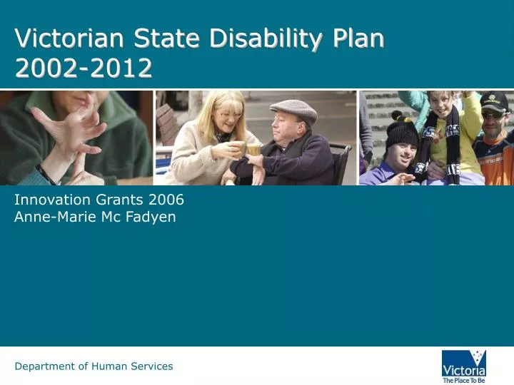 victorian state disability plan 2002 2012