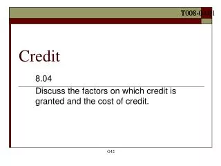 credit