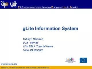 gLite Information System