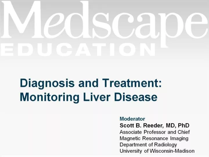 diagnosis and treatment monitoring liver disease