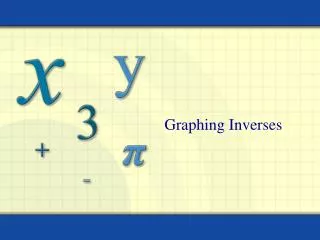 Graphing Inverses
