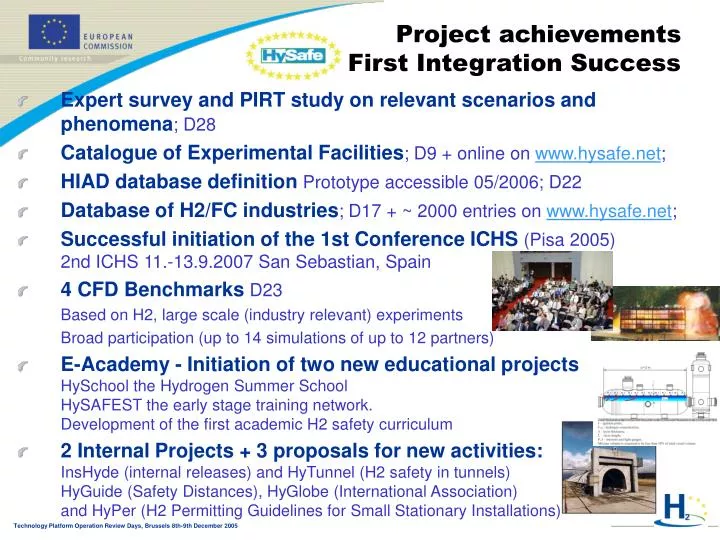 project achievements first integration success