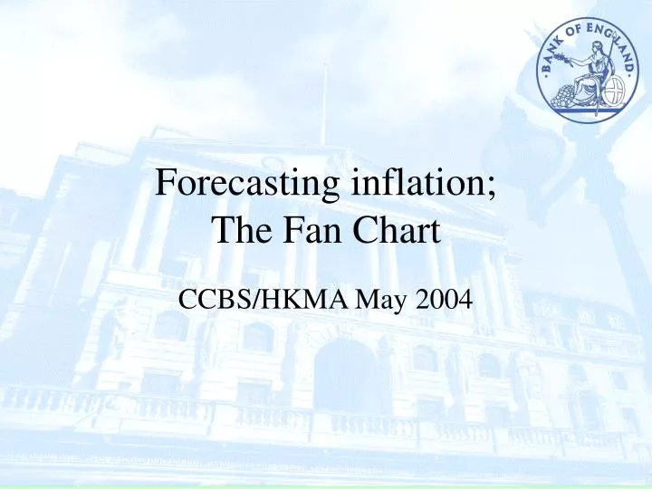 forecasting inflation the fan chart