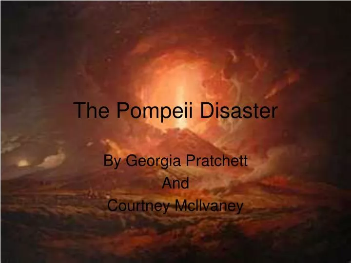 the pompeii disaster