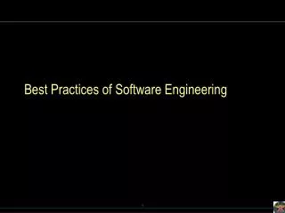 Best Practices of Software Engineering