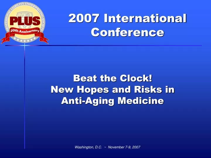 beat the clock new hopes and risks in anti aging medicine