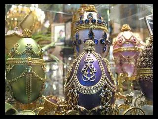 Peter Carl Faberge and his workshop made incredibly intricate Easter eggs