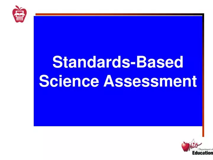 standards based science assessment