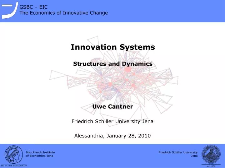 innovation systems structures and dynamics