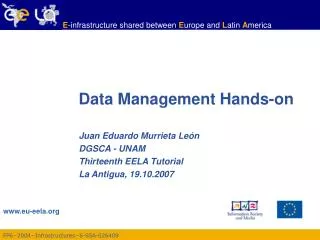Data Management Hands-on