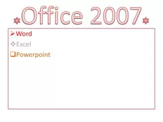 office 2007