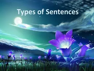 Types of Sentences