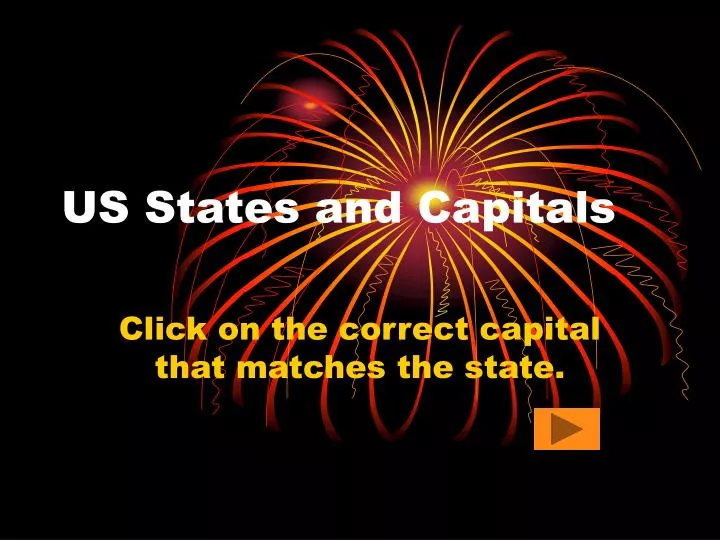 us states and capitals